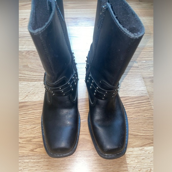 Harley-Davidson Leather Risa LDS Harness Boots size 8  Waterproof Hydro-guard - Picture 6 of 13